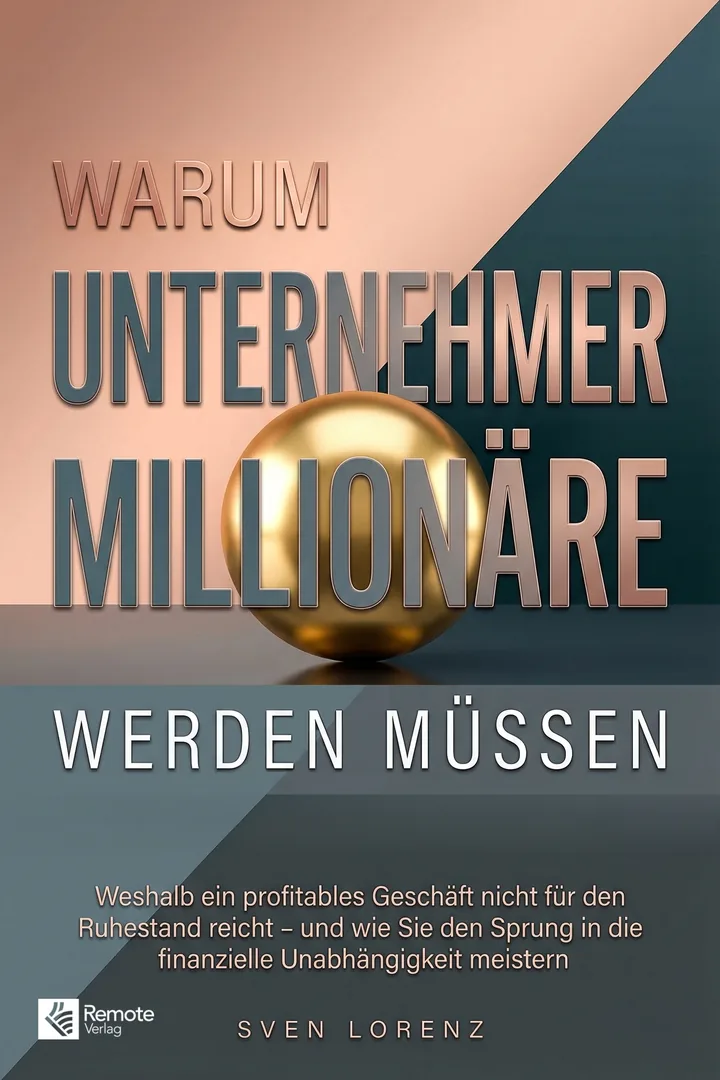 Buchcover: Warum Unternehmer Millionäre werden müssen, von Sven Lorenz, Remote Verlag